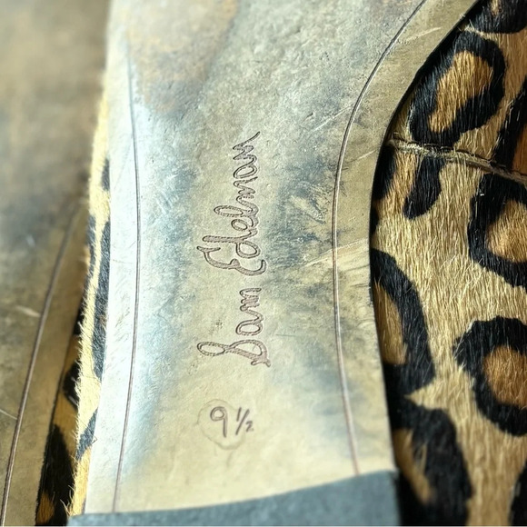 Sam Edelman Rae Leopard Print Point Flat size 9.5 - Picture 15 of 15